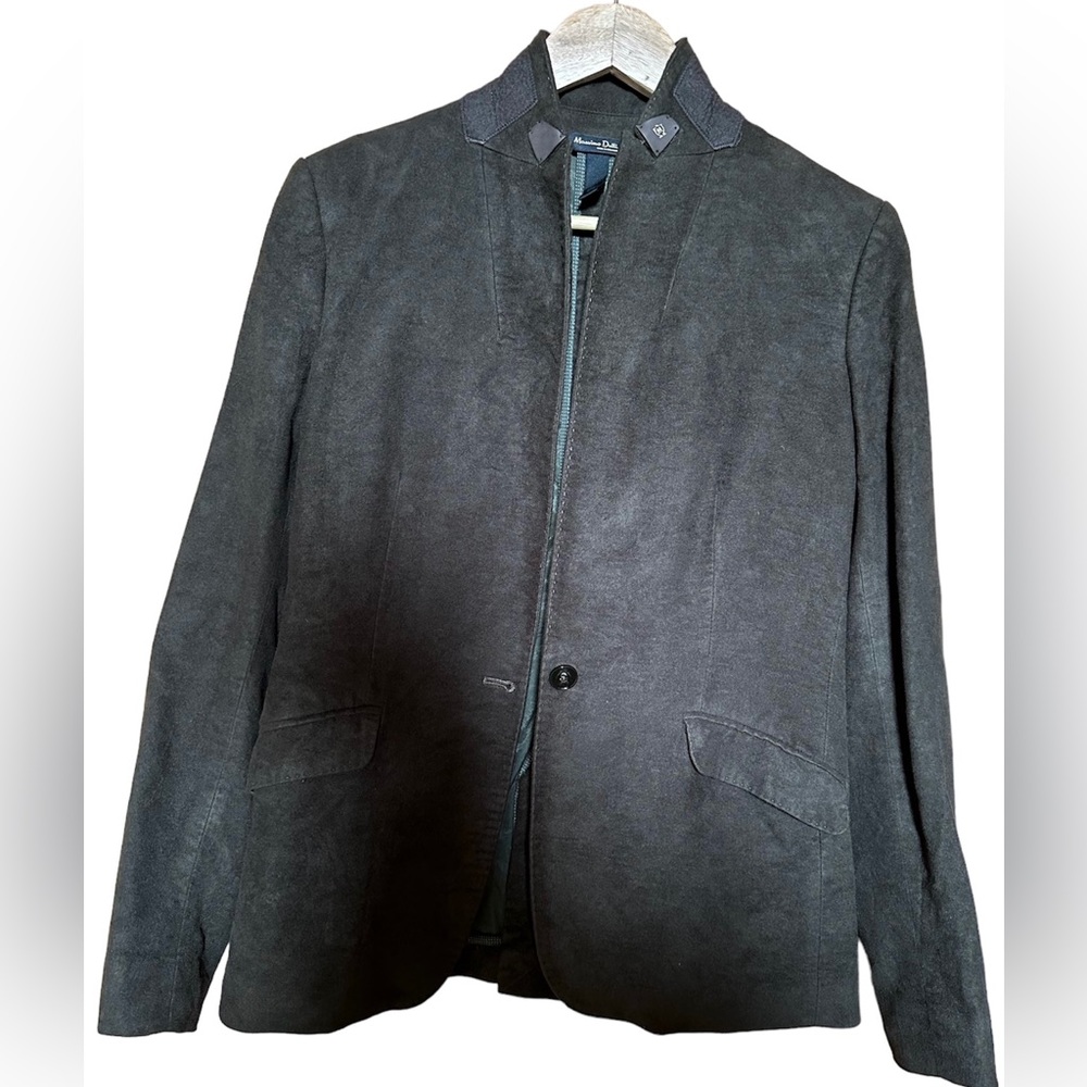 Moleskin blazer from Massimo Dutti
